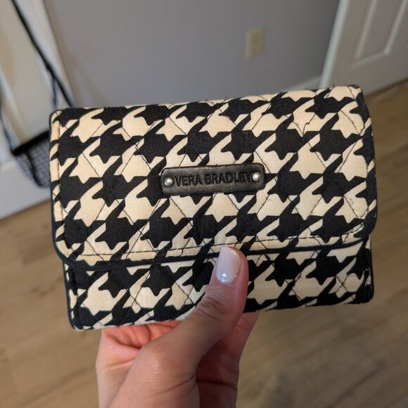 Vera Bradley houndstooth purse and wallet set - Picture 6 of 8